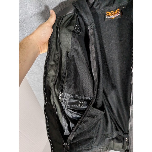 Milwaukee Leather Motorcycle Jacket Women's SZ S with detachable hoodie liner - Picture 12 of 16